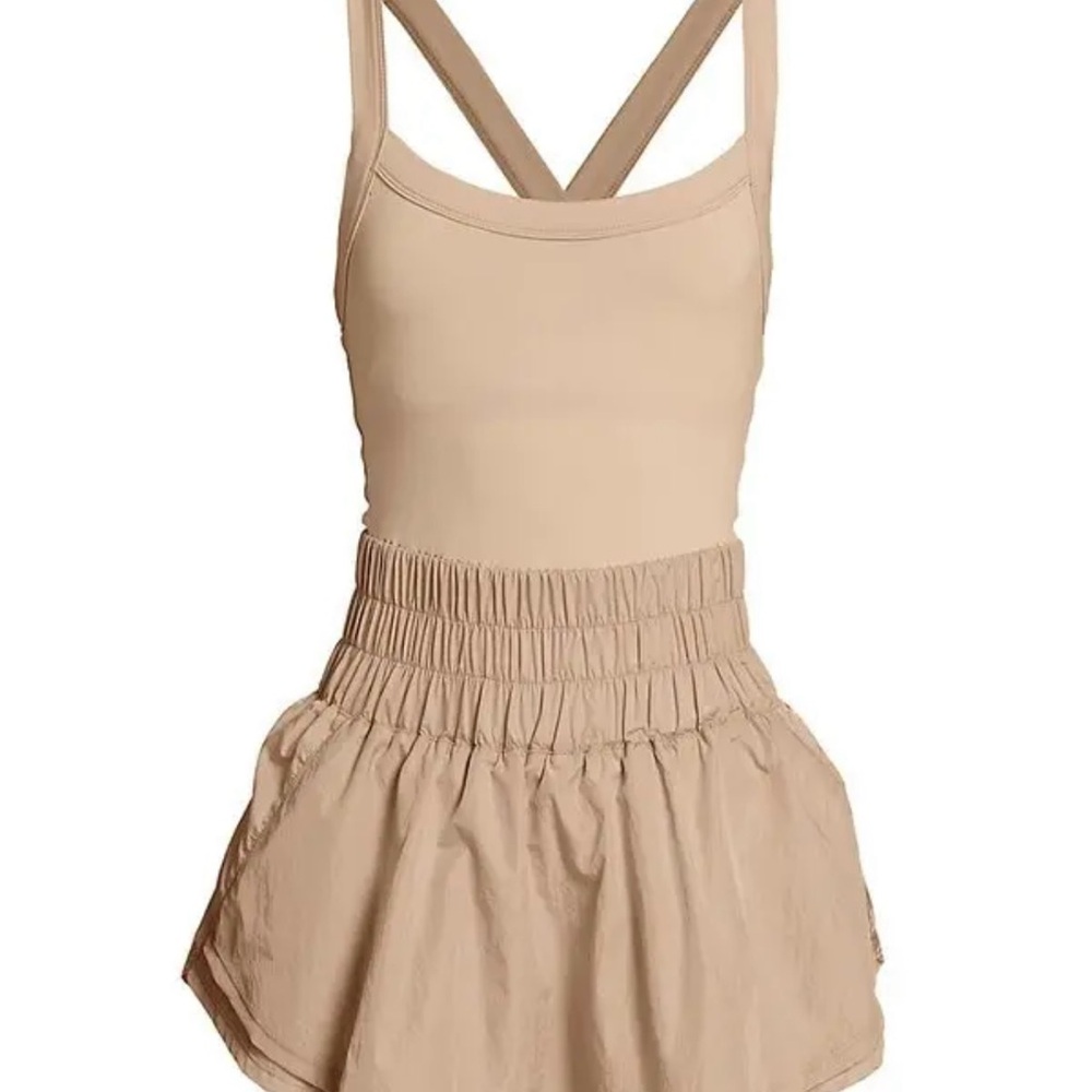 FP Movement by Free People Beige Athletic Shorts